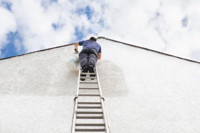 Peinture extérieure à Houdan — façades et ravalement